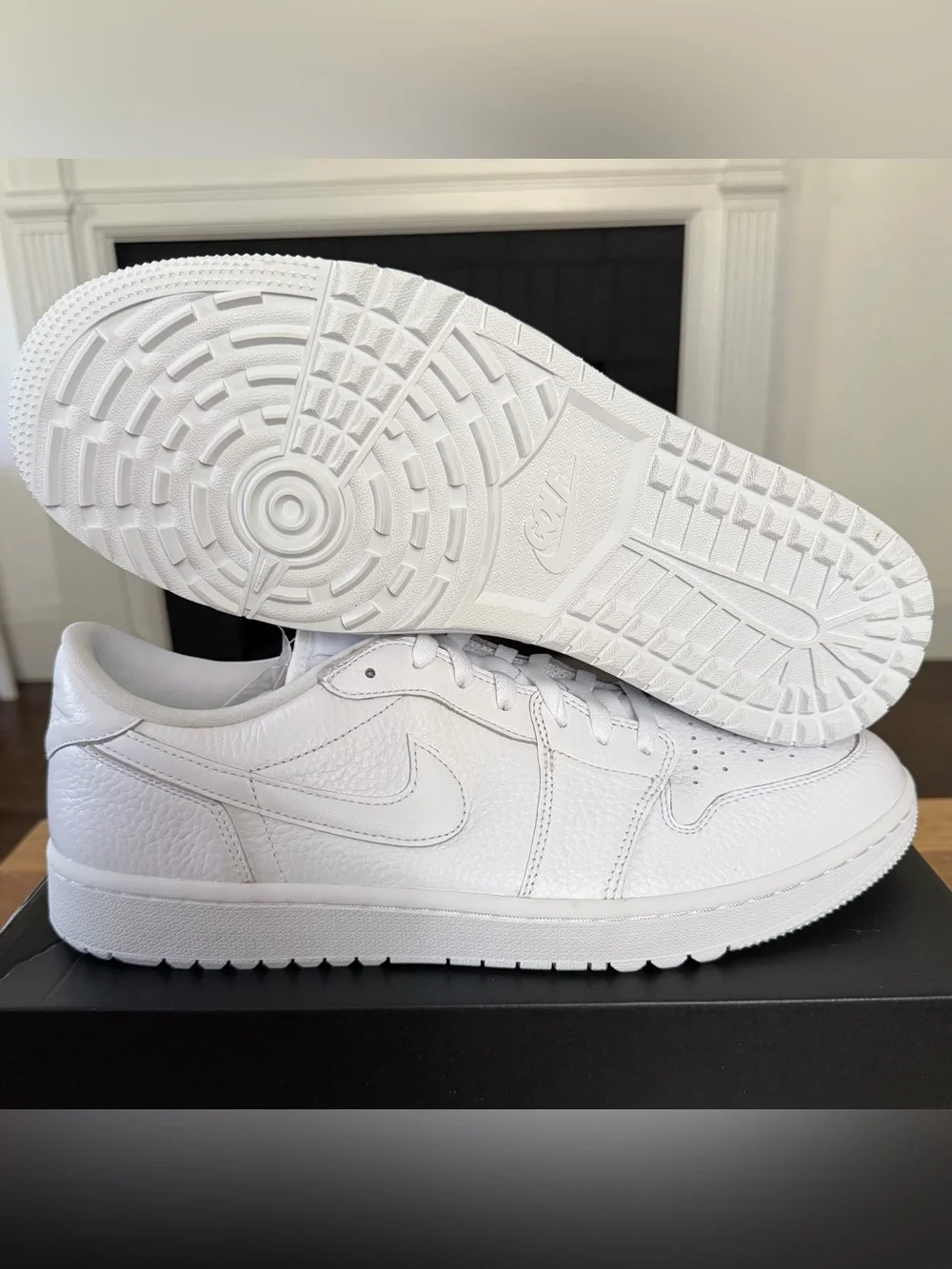 Air Jordan 1 Low Golf “Triple White” - Mens Size 14 - (DD9315-101)